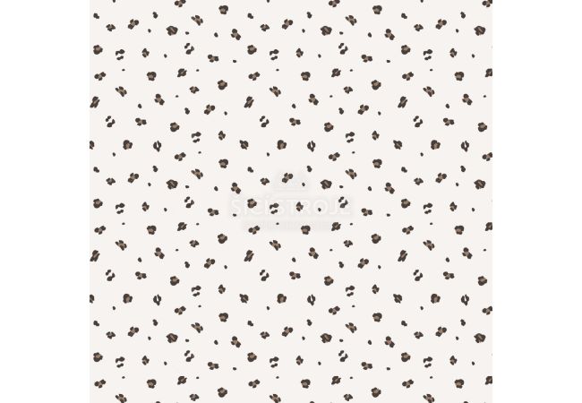 Nicky Velour Print - Leopard, Off White