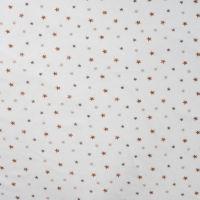 Nicky Velours Print - Stars, Off White