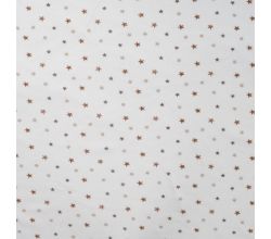 Nicky Velours Print - Stars, Off White
