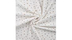 Nicky Velours Print - Stars, Off White