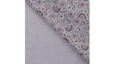 Happy Fleece Print - Flowers, Lilac
