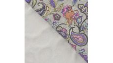 Happy Fleece Print - Paisley, White