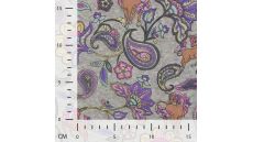 Happy Fleece Print - Paisley, White