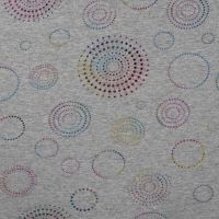 Happy Fleece Dew Drops - Circles, Multicolor