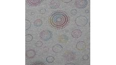 Happy Fleece Dew Drops - Circles, Multicolor