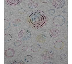 Happy Fleece Dew Drops - Circles, Multicolor