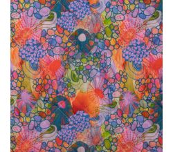 Bambino Digital Print + Quilt - Cyclam Turquase