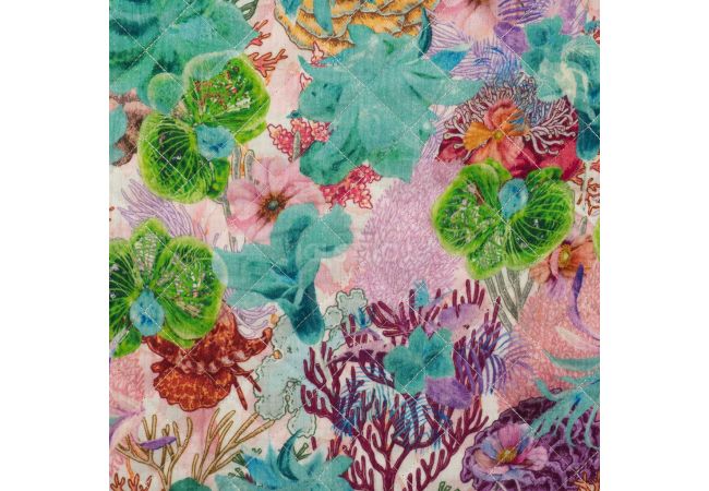 Bambino Digital Print + Quilt - Emerald