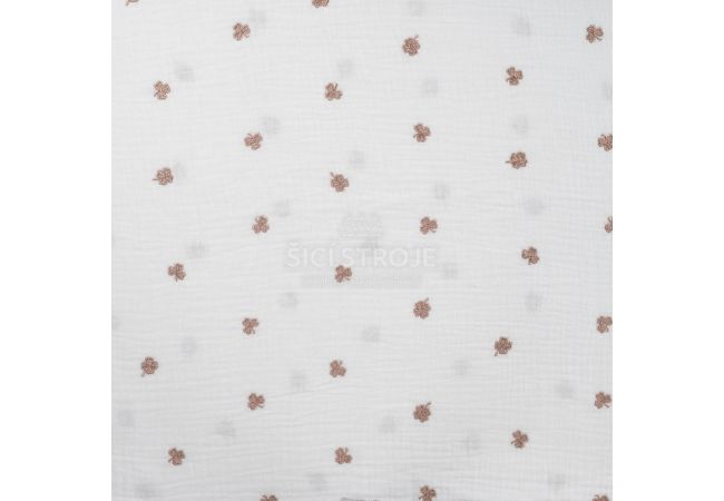 Bambino Embroidery Bronze - Cloverleaf, Bronze