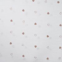 Bambino Embroidery Bronze - Hearts, Bronze