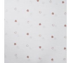 Bambino Embroidery Bronze - Hearts, Bronze