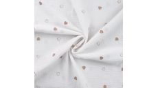 Bambino Embroidery Bronze - Hearts, Bronze