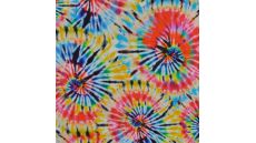 Bambino Digital Print - Tie Dye, Red/Aqua
