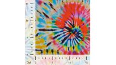 Bambino Digital Print - Tie Dye, Red/Aqua