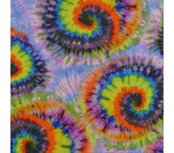 Bambino Digital Print - Dark Tie Dye, Lime/Orange