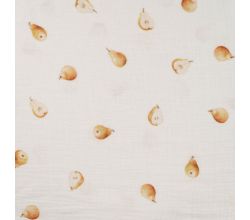 Bambino Digital Print - Pears, Ecru