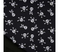 Soft Shell Print - Skulls, Black