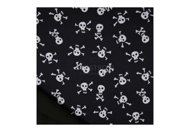 Soft Shell Print - Skulls, Black