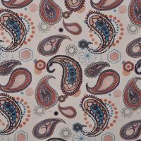 Soft Shell Digital Print - Paisley, Off White