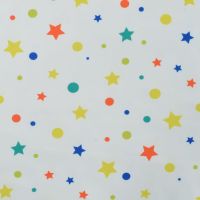 Soft Shell Digital Print - Stars & Dots, White