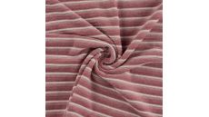 Jersey Cotton Stripe - Stripe, Old Pink