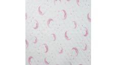 Diamond Digital Print - Moons & Stars, Baby Rose