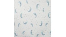 Diamond Digital Print - Moons & Stars, Baby Blue