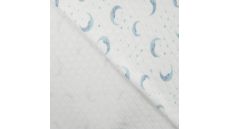 Diamond Digital Print - Moons & Stars, Baby Blue