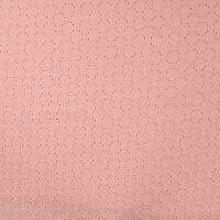 Cotton Jersey Embroidery - Poudre