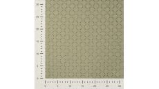Cotton Jersey Embroidery - Khaki