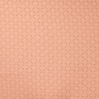 Cotton Jersey Embroidery - Dusty Salmon