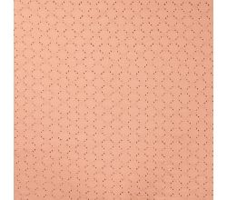 Cotton Jersey Embroidery - Dusty Salmon