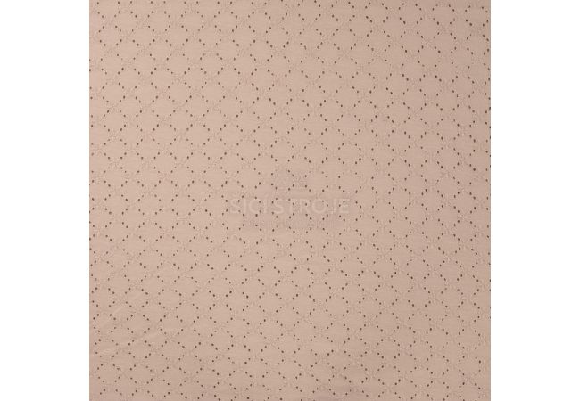 Cotton Jersey Embroidery - Sand