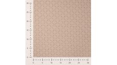 Cotton Jersey Embroidery - Sand