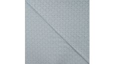 Cotton Jersey Embroidery - Dusty Blue