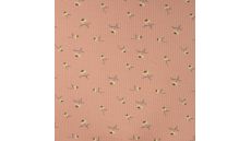 Cutie Waffle Print - Daisies, Dusty Salmon