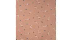 Cutie Waffle Print - Goose, Dusty Salmon