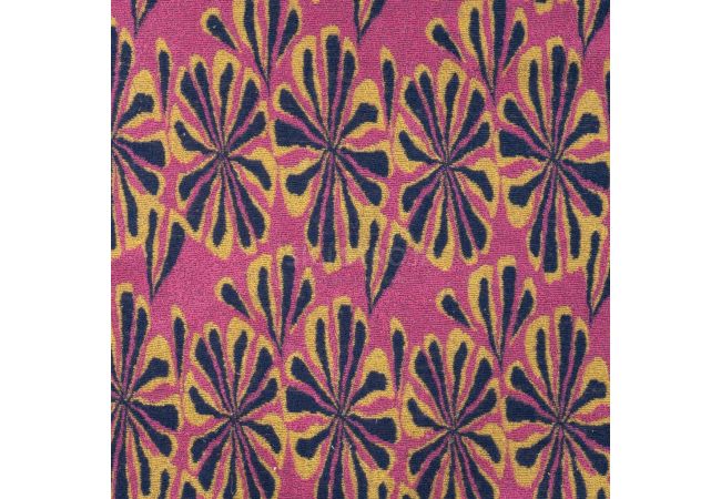Towel Multi Jacquard Flower - Multi Flower, Fuchsia