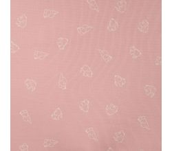 Cutie Waffle Print - Elephants, Poudre