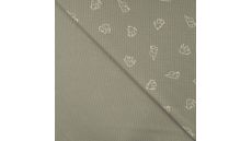 Cutie Waffle Print - Elephants, Khaki