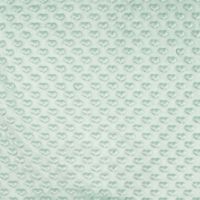 Minky Heart - Dark Dusty Mint