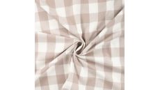 Brushed Check Kess - Sand