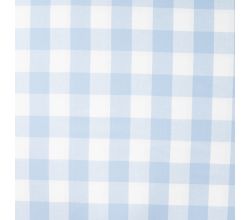 Brushed Check Kess - Dusty Blue