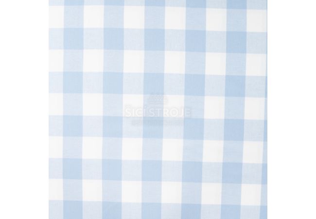 Brushed Check Kess - Dusty Blue