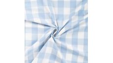 Brushed Check Kess - Dusty Blue