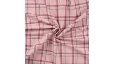 Brushed Check Kenza - Old Pink