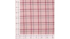 Brushed Check Kenza - Old Pink