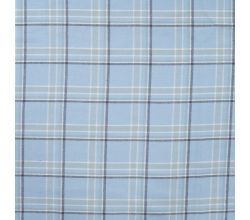 Brushed Check Kenza - Dusty Blue