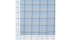 Brushed Check Kenza - Dusty Blue