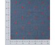Chambray Embroidery Hearts - Hearts, Denim
